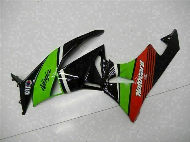 Carénage Kawasaki ZX6R 09-12 - Vert Noir Rouge Carénage Kawasaki ZX6R 09-12 - Vert Noir Rouge
