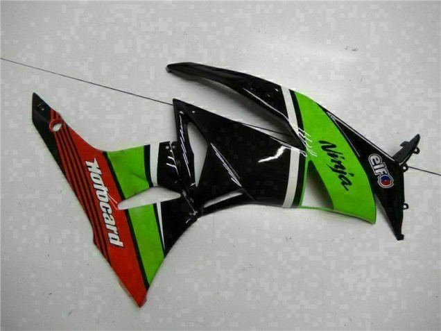 Carénage Kawasaki ZX6R 09-12 - Vert Noir Rouge Carénage Kawasaki ZX6R 09-12 - Vert Noir Rouge