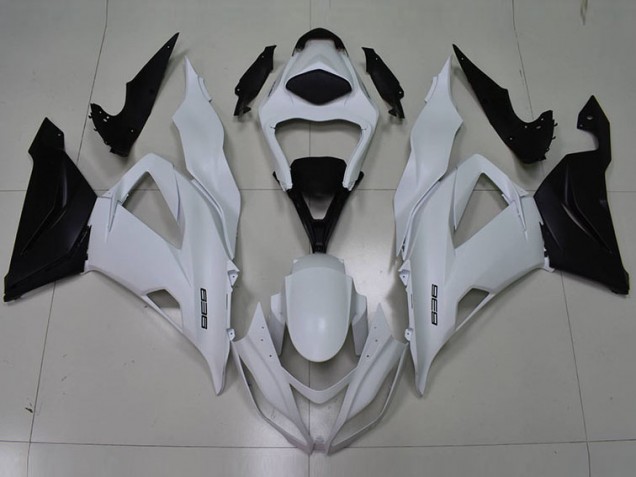 Carénage Kawasaki ZX6R 13-18 - Blanc Noir 636 Carénage Kawasaki ZX6R 13-18 - Blanc Noir 636