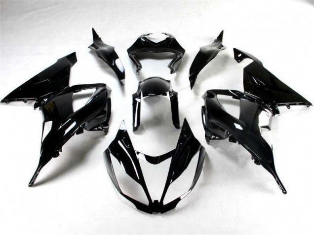 Carénage Kawasaki ZX6R 13-18 - Noir Brillant Carénage Kawasaki ZX6R 13-18 - Noir Brillant