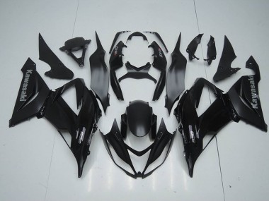 Carénage Kawasaki ZX6R 13-18 - Noir Mat