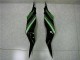 Carénage Kawasaki ZX6R 13-18 - Noir Vert Carénage Kawasaki ZX6R 13-18 - Noir Vert