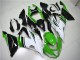 Carénage Kawasaki ZX6R 13-18 - Vert Blanc Noir Carénage Kawasaki ZX6R 13-18 - Vert Blanc Noir