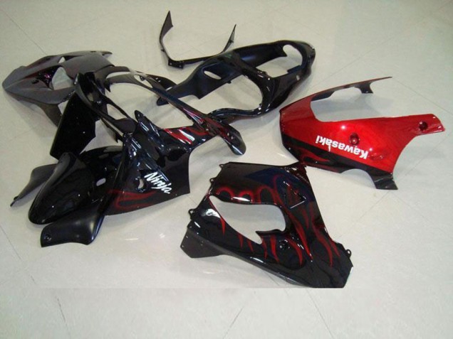 Carénage Kawasaki ZX9R 00-01 - Rouge Flamme Carénage Kawasaki ZX9R 00-01 - Rouge Flamme
