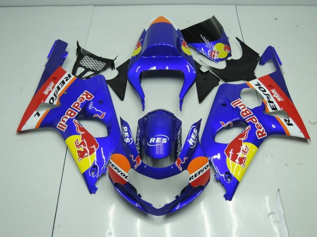 Carénage Suzuki GSXR 1000 K1 00-02 - Bleu Red Bull Carénage Suzuki GSXR 1000 K1 00-02 - Bleu Red Bull