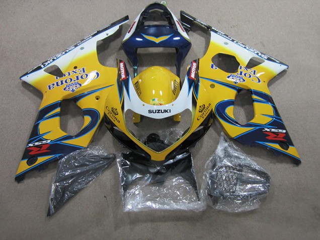 Carénage Suzuki GSXR 1000 K1 00-02 - Jaune Bleu Corona Extra Carénage Suzuki GSXR 1000 K1 00-02 - Jaune Bleu Corona Extra