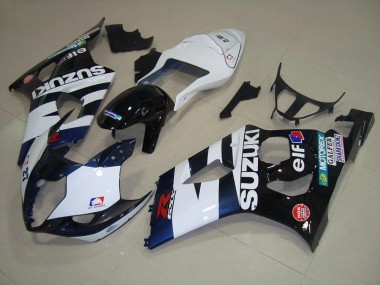 Carénage Suzuki GSXR 1000 K3 03-04 - Blanc Noir Elf