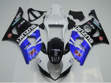 Carénage Suzuki GSXR 1000 K3 03-04 - Bleu Blanc et Noir