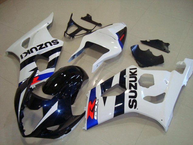 Carénage Suzuki GSXR 1000 K3 03-04 - Bleu Foncé Blanc Carénage Suzuki GSXR 1000 K3 03-04 - Bleu Foncé Blanc