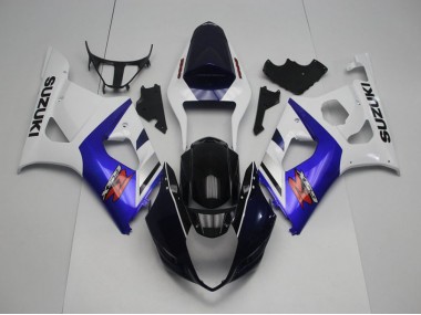Carénage Suzuki GSXR 1000 K3 03-04 - Bleu Foncé Devant et Bleu
