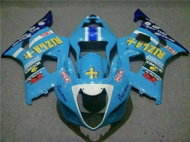 Carénage Suzuki GSXR 1000 K3 03-04 - Bleu