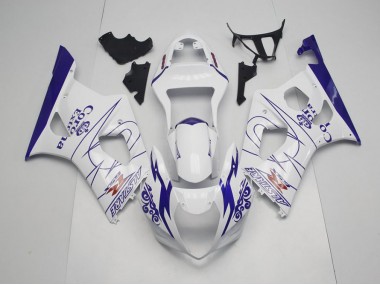 Carénage Suzuki GSXR 1000 K3 03-04 - Bleu Whie Corona
