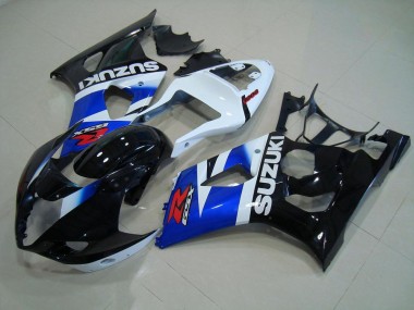 Carénage Suzuki GSXR 1000 K3 03-04 - Noir Bleu Blanc