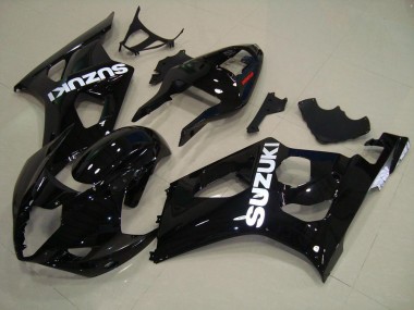 Carénage Suzuki GSXR 1000 K3 03-04 - Noir Brillant
