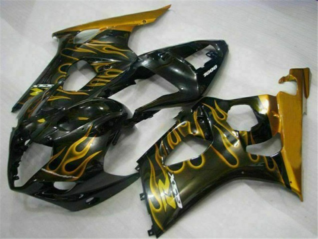 Carénage Suzuki GSXR 1000 K3 03-04 - Or Noir Carénage Suzuki GSXR 1000 K3 03-04 - Or Noir