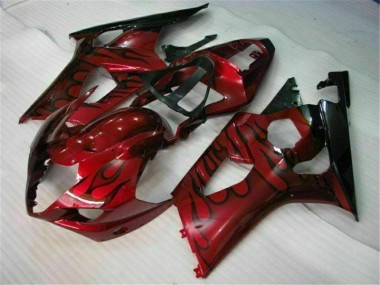Carénage Suzuki GSXR 1000 K3 03-04 - Rouge