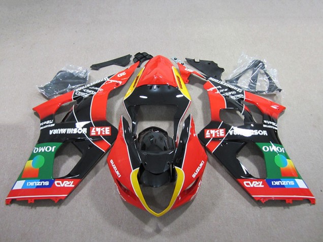 Carénage Suzuki GSXR 1000 K3 03-04 - Rouge Vert Noir Carénage Suzuki GSXR 1000 K3 03-04 - Rouge Vert Noir