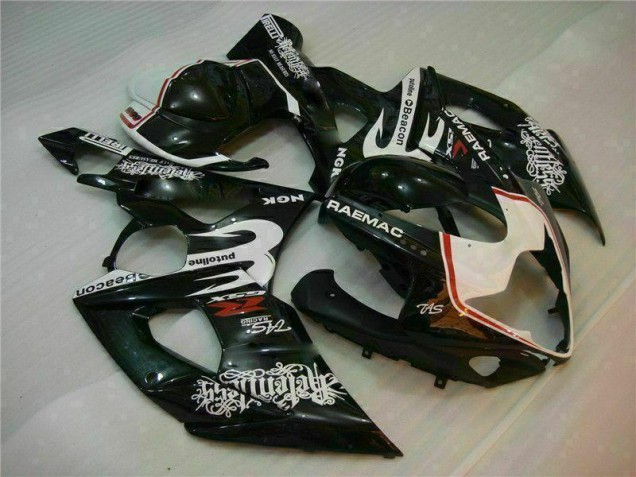 Carénage Suzuki GSXR 1000 K5 05-06 - Blanc Noir Carénage Suzuki GSXR 1000 K5 05-06 - Blanc Noir