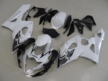 Carénage Suzuki GSXR 1000 K5 05-06 - Blanc et Noir