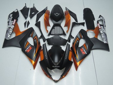 Carénage Suzuki GSXR 1000 K5 05-06 - Brun et Noir Mat