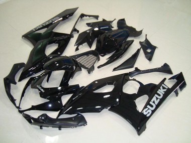 Carénage Suzuki GSXR 1000 K5 05-06 - Noir Argent Décalque