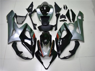 Carénage Suzuki GSXR 1000 K5 05-06 - Noir Argent