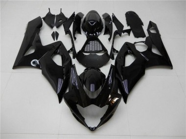 Carénage Suzuki GSXR 1000 K5 05-06 - Noir Brillant