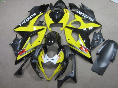 Carénage Suzuki GSXR 1000 K5 05-06 - Noir Jaune