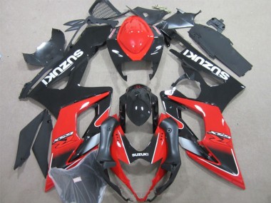 Carénage Suzuki GSXR 1000 K5 05-06 - Noir Rouge