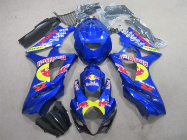 Carénage Suzuki GSXR 1000 K7 07-08 - Bleu Red Bull