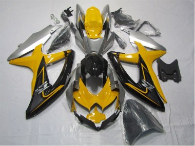 Carénage Suzuki GSXR 1000 K7 07-08 - Jaune Noir