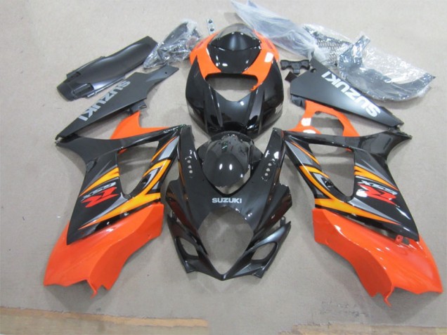 Carénage Suzuki GSXR 1000 K7 07-08 - Noir Orange Carénage Suzuki GSXR 1000 K7 07-08 - Noir Orange