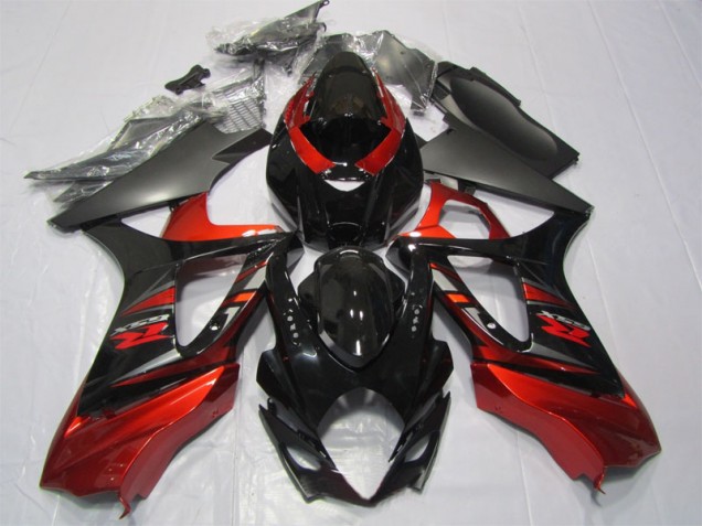 Carénage Suzuki GSXR 1000 K7 07-08 - Noir Rouge Carénage Suzuki GSXR 1000 K7 07-08 - Noir Rouge