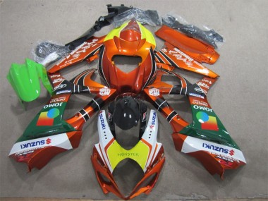 Carénage Suzuki GSXR 1000 K7 07-08 - Orange Jaune Monster