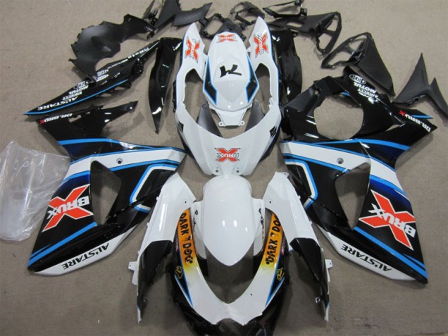 Carénage Suzuki GSXR 1000 K9 09-16 - Blanc Bleu Brux Dark Dog Carénage Suzuki GSXR 1000 K9 09-16 - Blanc Bleu Brux Dark Dog