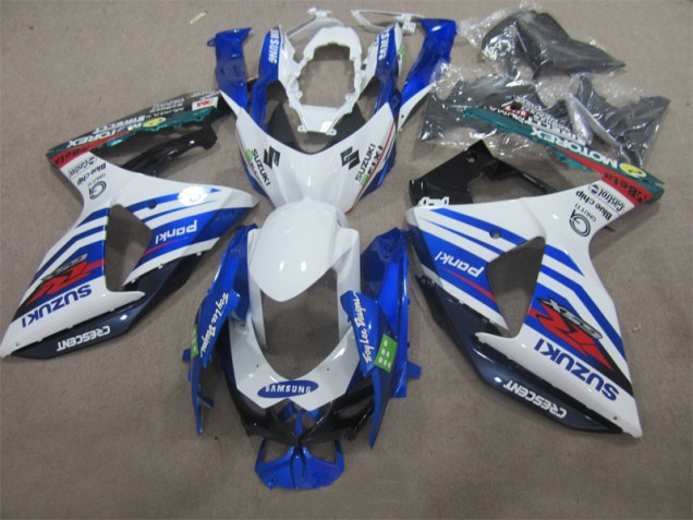 Carénage Suzuki GSXR 1000 K9 09-16 - Blanc Bleu Samsung Carénage Suzuki GSXR 1000 K9 09-16 - Blanc Bleu Samsung