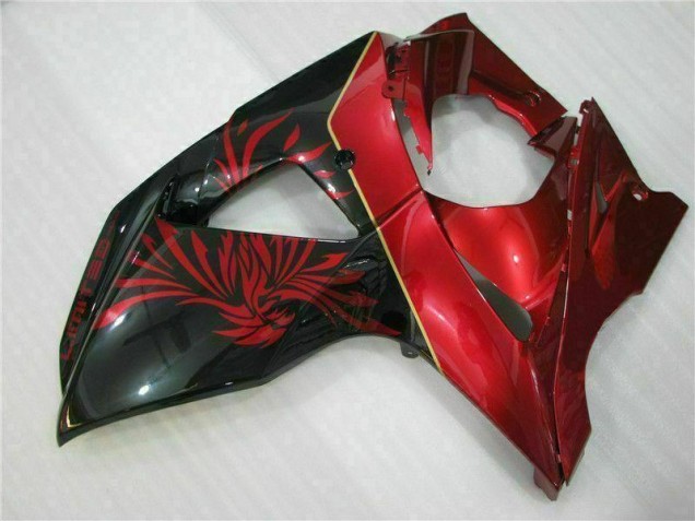 Carénage Suzuki GSXR 1000 K9 09-16 - Rouge Flamme Noir Carénage Suzuki GSXR 1000 K9 09-16 - Rouge Flamme Noir