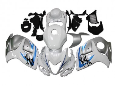 Carénage Suzuki GSXR 1300 Hayabusa 08-19 - Blanc Bleu