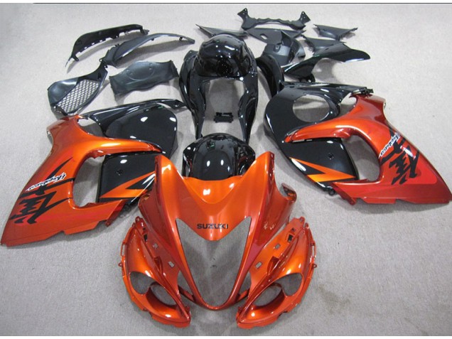 Carénage Suzuki GSXR 1300 Hayabusa 08-19 - Orange Noir Carénage Suzuki GSXR 1300 Hayabusa 08-19 - Orange Noir