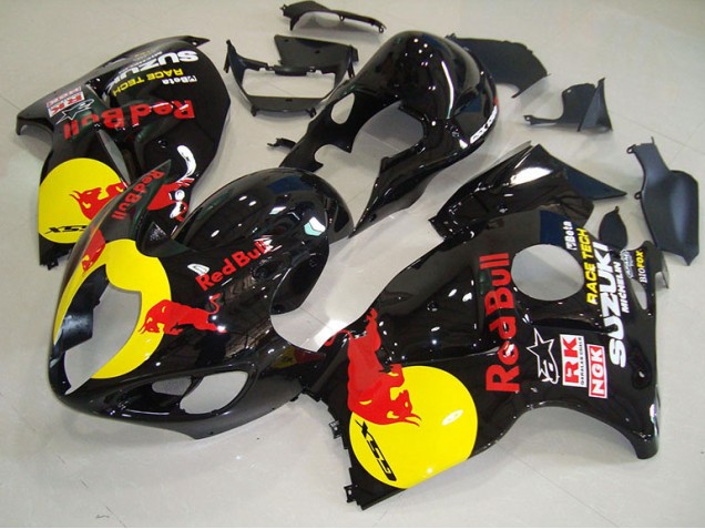 Carénage Suzuki GSXR 1300 Hayabusa 96-07 - Noir Jaune Red Bull Carénage Suzuki GSXR 1300 Hayabusa 96-07 - Noir Jaune Red Bull