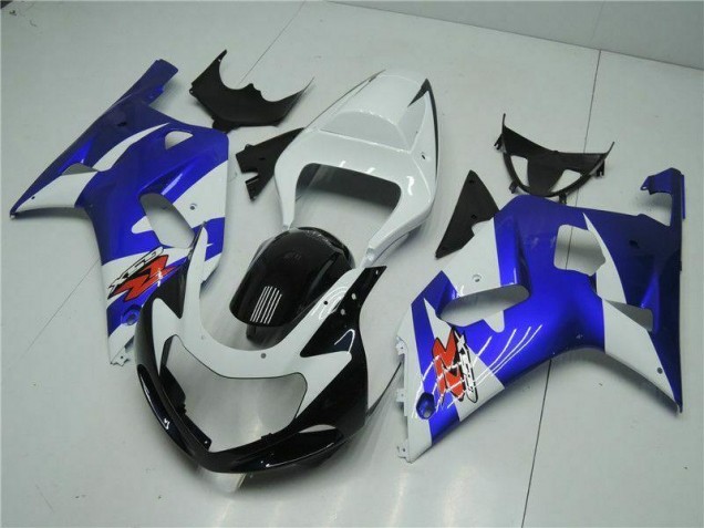 Carénage Suzuki GSXR 600 / 750 K1 K2 K3 01-03 - Blanc Bleu Carénage Suzuki GSXR 600 / 750 K1 K2 K3 01-03 - Blanc Bleu