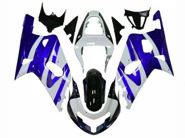 Carénage Suzuki GSXR 600 / 750 K1 K2 K3 01-03 - Bleu Blanc Carénage Suzuki GSXR 600 / 750 K1 K2 K3 01-03 - Bleu Blanc