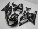 Carénage Suzuki GSXR 600 / 750 K1 K2 K3 01-03 - Noir Blanc Flamme Carénage Suzuki GSXR 600 / 750 K1 K2 K3 01-03 - Noir Blanc Flamme