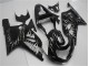 Carénage Suzuki GSXR 600 / 750 K1 K2 K3 01-03 - Noir Blanc Flamme Carénage Suzuki GSXR 600 / 750 K1 K2 K3 01-03 - Noir Blanc Flamme