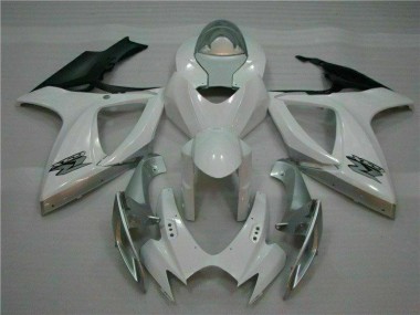 Carénage Suzuki GSXR 600 / 750 K6 06-07 - Blanc Argent