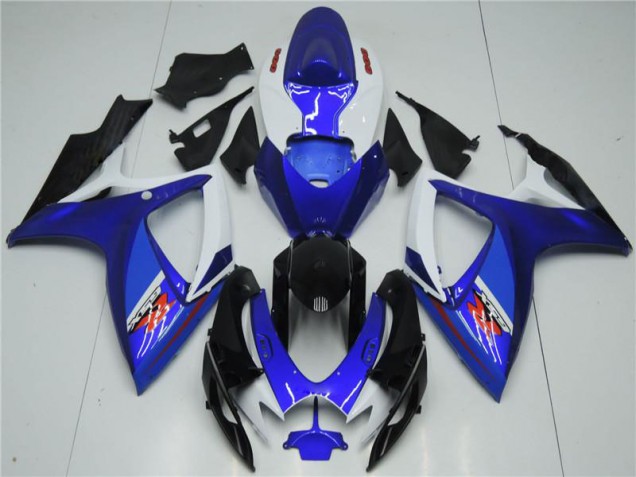 Carénage Suzuki GSXR 600 / 750 K6 06-07 - Blanc Bleu Carénage Suzuki GSXR 600 / 750 K6 06-07 - Blanc Bleu