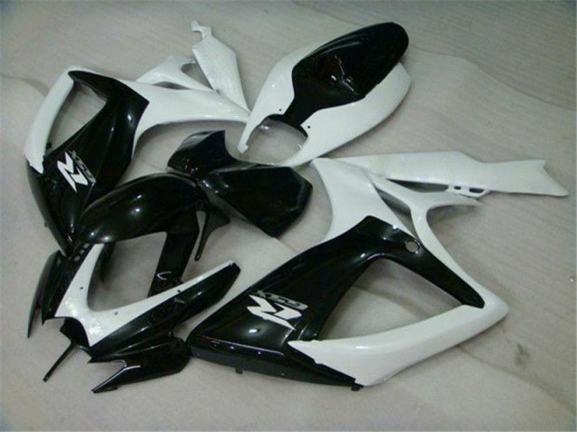 Carénage Suzuki GSXR 600 / 750 K6 06-07 - Noir Blanc Carénage Suzuki GSXR 600 / 750 K6 06-07 - Noir Blanc