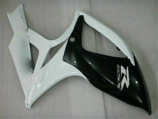 Carénage Suzuki GSXR 600 / 750 K6 06-07 - Noir Blanc Carénage Suzuki GSXR 600 / 750 K6 06-07 - Noir Blanc