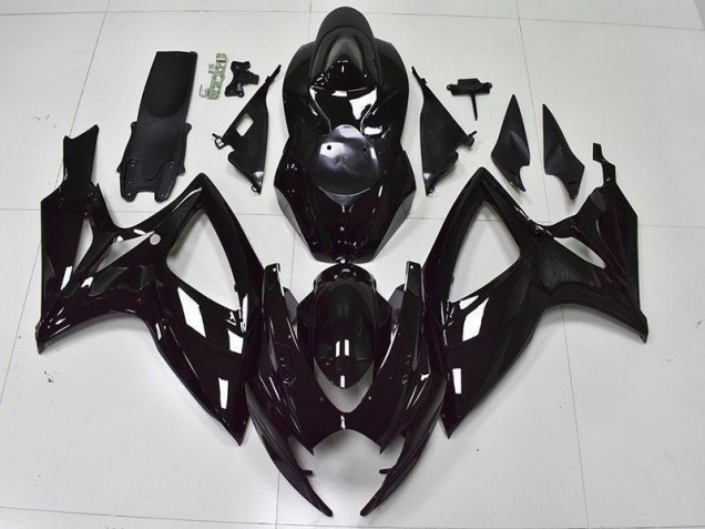 Carénage Suzuki GSXR 600 / 750 K6 06-07 - Noir Brillant Carénage Suzuki GSXR 600 / 750 K6 06-07 - Noir Brillant