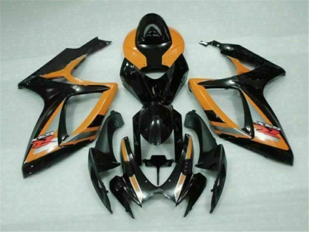 Carénage Suzuki GSXR 600 / 750 K6 06-07 - Noir Orange Carénage Suzuki GSXR 600 / 750 K6 06-07 - Noir Orange
